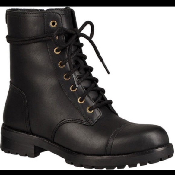 Ugg Kilmer exposed fur combat boots ❄️ - Picture 2 of 6